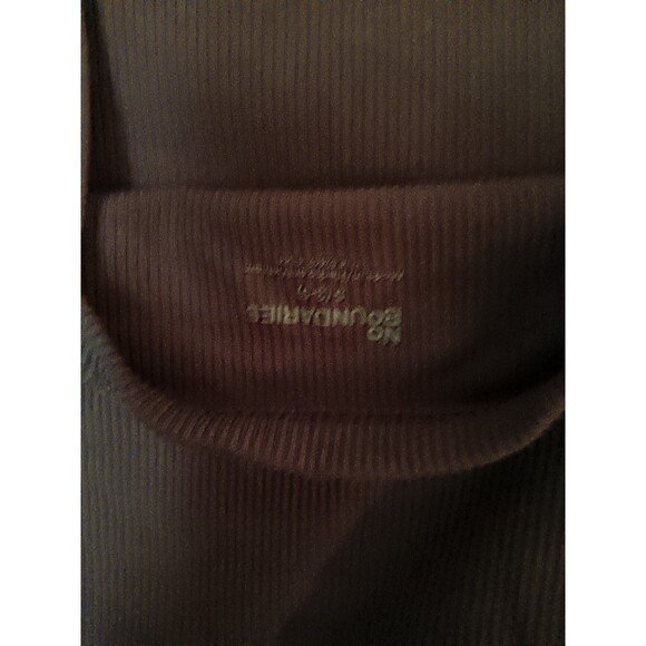 NOBO No boundaries junior small 3-5 brown ribbed sleeveless cami tank - Picture 3 of 3